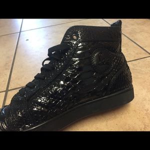 100% Authentic Christian Louboutin gator men shoe.